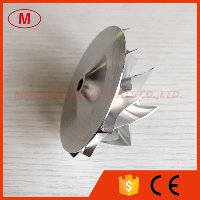 RHC6 6+6 blades 51.19/70.00mm aluminum 2618/milling/billet compressor wheel for Hummer
