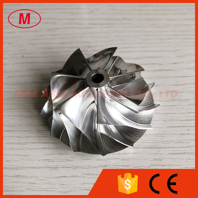 TB25 445436-0009 47.20/60.13mm 7+7 blades high performance turbo billet/milling/aluminum 2618 compressor wheel