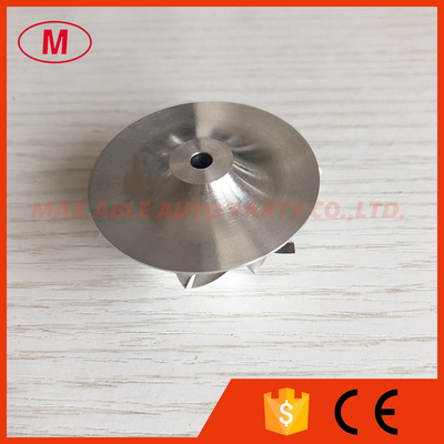 GT12 reverse 30.00/44.01mm 7+0 Blades high performance milling/aluminum 2618/billet compressor wheel