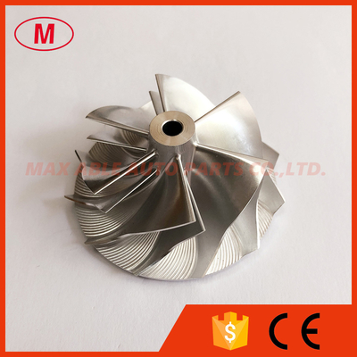 K04 reverse 46.39/56.08mm 6+6 blades high performance aluminum 2618/millining /billet compressor wheel for turbo