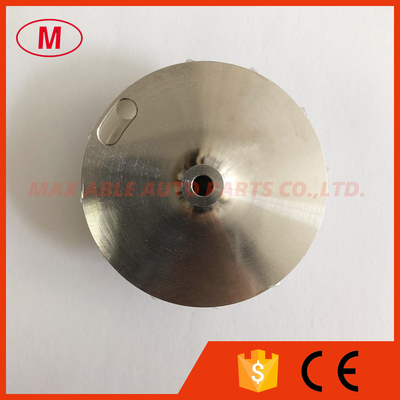 K04 43.30/56.08mm 6+6 blades high performance milling/aluminum 2618/billet compressor wheel