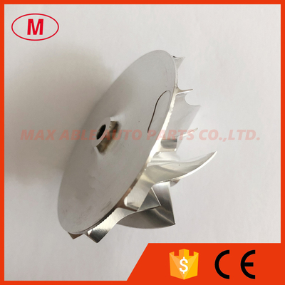 K04 43.30/56.08mm 6+6 blades high performance milling/aluminum 2618/billet compressor wheel