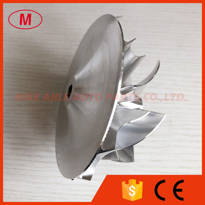 S400 85.15/115.00mm 6+6 blades high performance turbo milling/aluminum 2618/billet compressor wheel