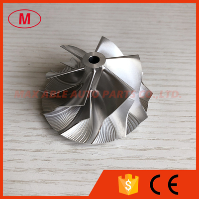 K16 reverse 49.60/62.00mm 6+6 blades 1862-123-2002 high performance turbo milling/billet compressor wheel