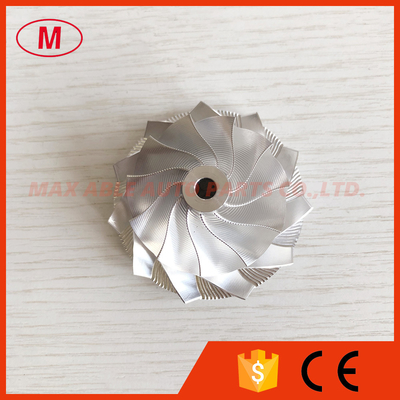 GTA15-25 41.55/56.03mm 11+0 blades 737689-0002 point milling/snake curve high performance turbo billet compressor wheel