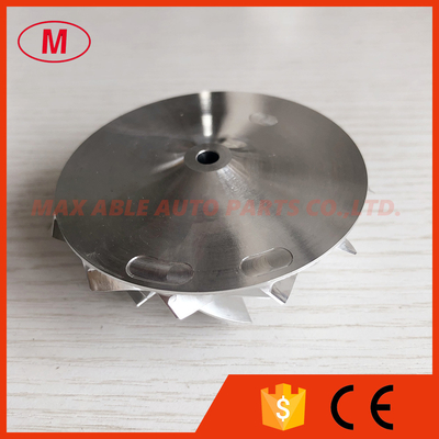 GT15-25 54.87/70.98mm 6+6 blades High Performance Turbocharger milling/aluminum 2618/ Billet Compressor wheel