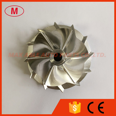 RHG7 62.00/82.00mm 6+6 blades turbocharger billet/milling/aluminum 2618 compressor wheel