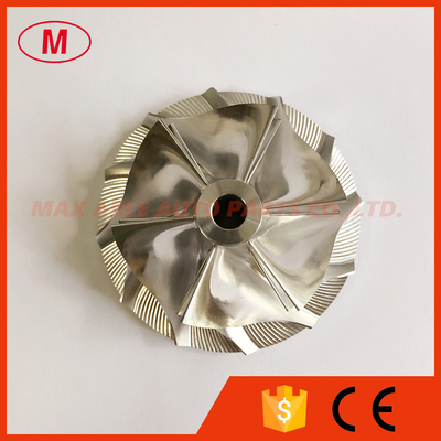 RHG7V 59.10/82.00mm 6+6 blades Turbocharger milling/aluminum 2618/billet compressor wheel for VXBW/VXBT/VXBZ