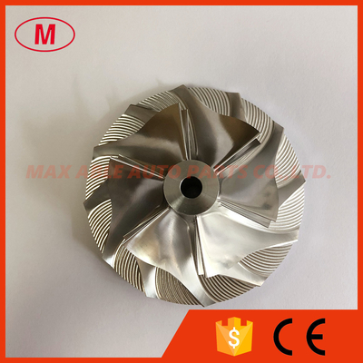 HX55 3593686 66.92/99.01mm 6+6 blades Turbo billet/milling/aluminum 2618 compressor wheel for 4044319/4044840/4047075
