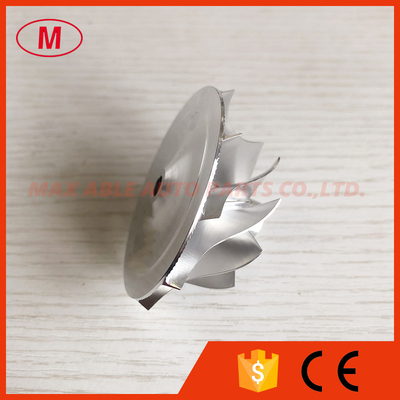 CT26 42.90/58.00mm 10+0 Blades high performance turbo billet/aluminum 2618/milling compressor wheel for TOYOTA