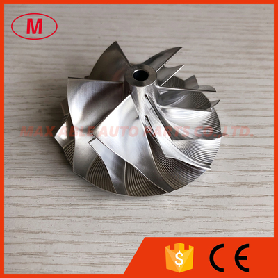 K16 54.20/66.57mm 6+6 blades 5324-123-2206 Upgrade turbo billet/milling/aluminum 2618 compressor wheel for TTRS