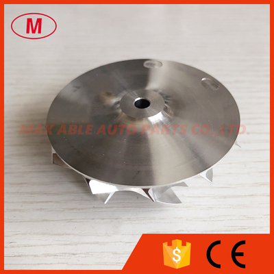 K16 54.20/66.57mm 6+6 blades 5324-123-2206 Upgrade turbo billet/milling/aluminum 2618 compressor wheel for TTRS