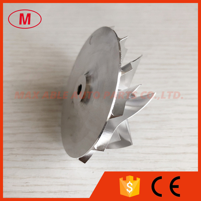 K16 54.20/66.57mm 6+6 blades 5324-123-2206 Upgrade turbo billet/milling/aluminum 2618 compressor wheel for TTRS