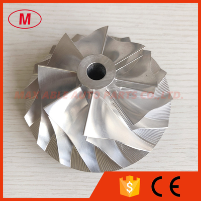 HX60 73.35/109.00mm 8+8 blades turbo milling/Aluminum 2618/billet compressor wheel