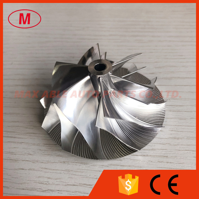 K16 52.20/66.56mm 6+6 blades turbo billet/milling/aluminum 2618 compressor wheel