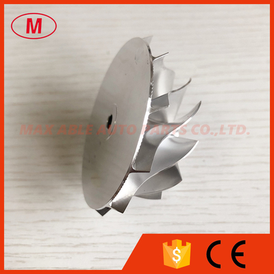 HT12B 46.02/58.00mm 11+0 blades high performance billet/milling/aluminum 2618 compressor wheel