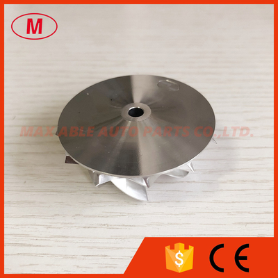 TF035 13T 49377-00018 38.35/51.00mm 6+6 blades turbo milling/aluminum 2618/billet compressor wheel for 49135-05671