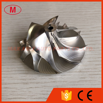 K04 49.62/68.58mm 5+5 blades high performance turbo milling/aluminum 2618/billet compressor wheel