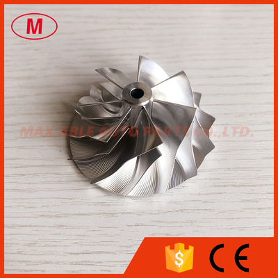 K04 reverse 41.94/56.08mm 5306-123-2203 1302-003-411 7+7 blades performance turbo billet/milling compressor wheel