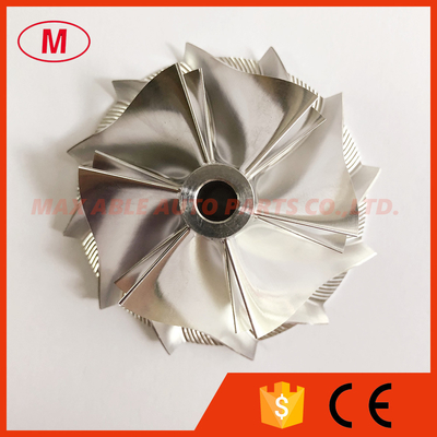 CT26 47.10/60.13mm 6+6 blades high performane Turbo aluminum 2618/milling/Billet compressor wheel