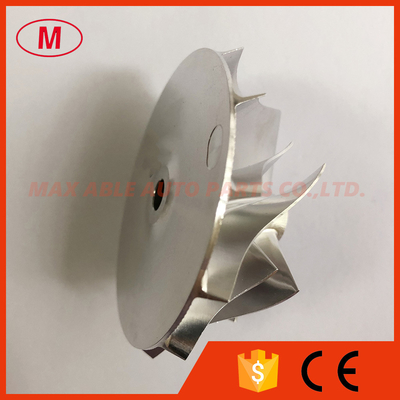 CT26 47.10/60.13mm 6+6 blades high performane Turbo aluminum 2618/milling/Billet compressor wheel