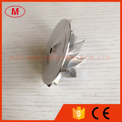 CT10V 38.87/58.01mm 17291-0L040 6+6 blades high performance turbo billet/milling/aluminum 2618 compressor wheel