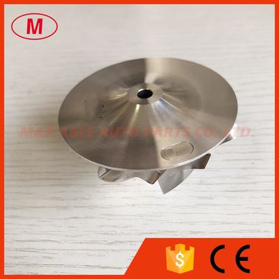 GT15-25 46.70/59.40mm 6+6 blades reverse turbocharger billet/milling/aluminum 2618 compressor wheel