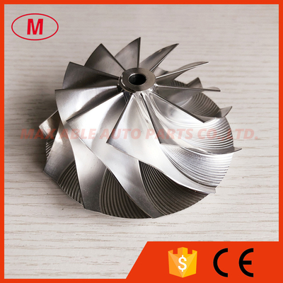 HX40 11+0 blades 67.00/89.00mm high performance turbo Turbocharger milling/aluminum 2618/billet compressor wheel