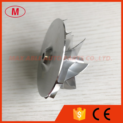 B03G 46.00/61.00mm 6+6 blades turbo billet/milling/aluminum 2618 Compressor wheel