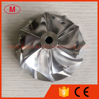 T51 70.34/93.96mm 6+6 blades turbo billet/milling/aluminum 2618 compressor wheel for racing
