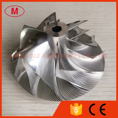 T51 70.34/93.96mm 6+6 blades turbo billet/milling/aluminum 2618 compressor wheel for racing