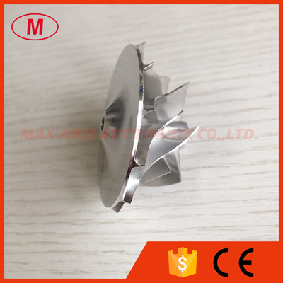GT1249 34.66/49.00mm 6+6 blades high performance turbocharger milling/aluminum 2618/billet compressor wheel