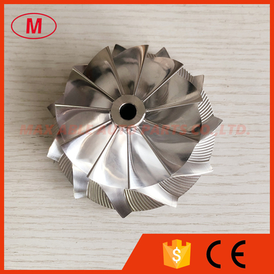 T51 70.34/93.96mm 11+0 blades high performance turbo billet/milling/aluminum 2618 compressor wheel for racing