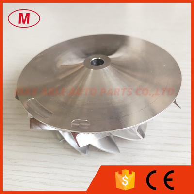T51 70.34/93.96mm 11+0 blades high performance turbo billet/milling/aluminum 2618 compressor wheel for racing