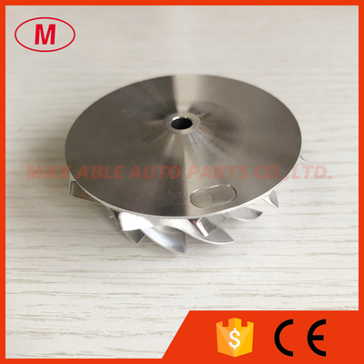 GTA15-25 43.41/56.02mm 11+0 blades high performance turbo milling/aluminum 2618/billet compressor wheel