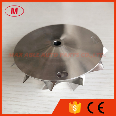 TD05H reverse 49179-02712 56.24/75.00mm 6+6 blades high performance turbo aluminum 2618/milling/ Billet compressor wheel
