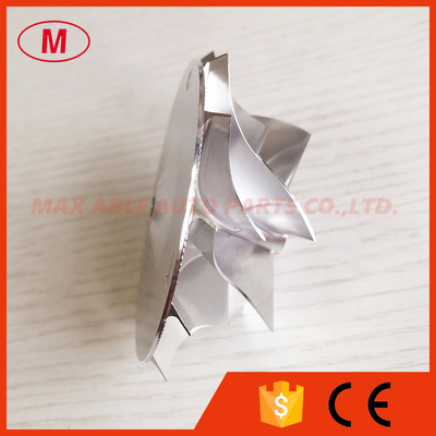 TD05H reverse 49179-02712 56.24/75.00mm 6+6 blades high performance turbo aluminum 2618/milling/ Billet compressor wheel