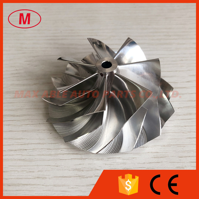 B03G reverse 7+7 blades 59.00/76.00mm High performance Turbo Billet/milling/aluminum 2618 compressor wheel