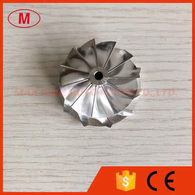 TD03 39.10/46.00mm 11+0 blades high performance turbocharger milling/aluminum 2618/billet compressor wheel