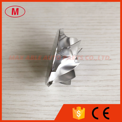 TD03 39.10/46.00mm 11+0 blades high performance turbocharger milling/aluminum 2618/billet compressor wheel