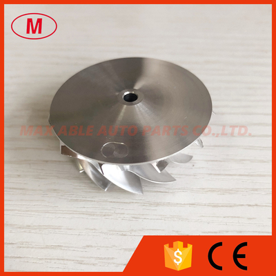 TD03 39.10/46.00mm 11+0 blades high performance turbocharger milling/aluminum 2618/billet compressor wheel