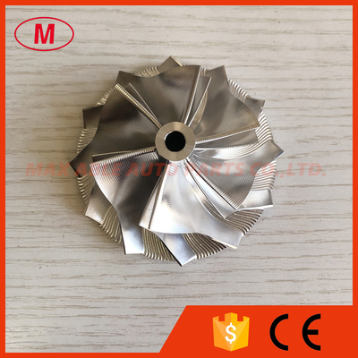 GT30 53.14/71.55mm 6+6 blades point milling turbocharger milling/aluminum 2618 /billet compressor wheel