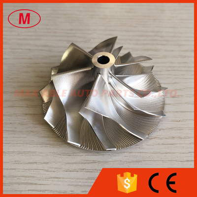 GT30 53.14/71.55mm 6+6 blades point milling turbocharger milling/aluminum 2618 /billet compressor wheel