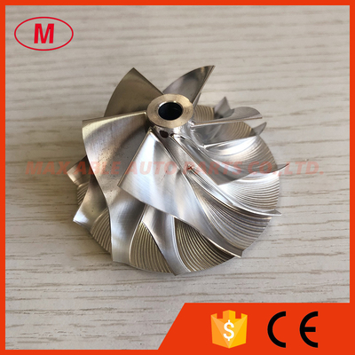 RHF5 39.30/52.50mm 6+6 blades high performance turbo milling/aluminum 2618/billet compressor wheel for 06J145713L