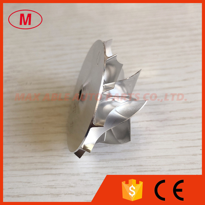 RHF5 39.30/52.50mm 6+6 blades high performance turbo milling/aluminum 2618/billet compressor wheel for 06J145713L