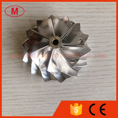 B03G 54.87/70.98mm 7+7 blades high performance turbocharger milling/aluminum 2618/billet compressor wheel