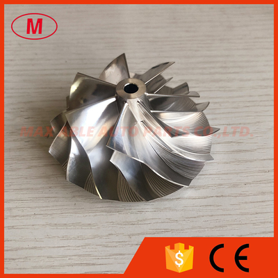 B03G 54.87/70.98mm 7+7 blades high performance turbocharger milling/aluminum 2618/billet compressor wheel