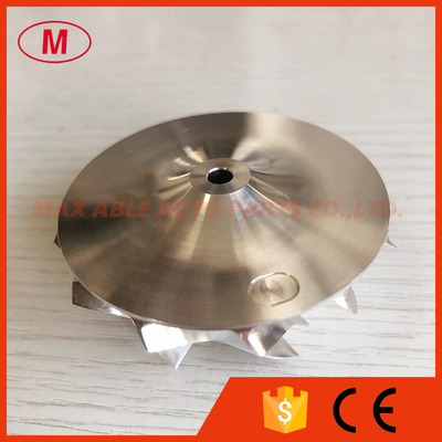 GT1245 42.12/54.39mm 6+6 blades high performance turbocharger milling/aluminum 2618/billet compressor wheel