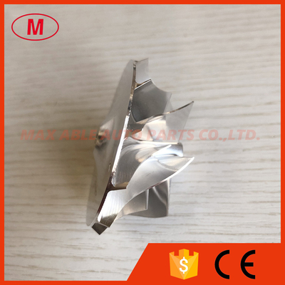 GT1245 42.12/54.39mm 6+6 blades high performance turbocharger milling/aluminum 2618/billet compressor wheel