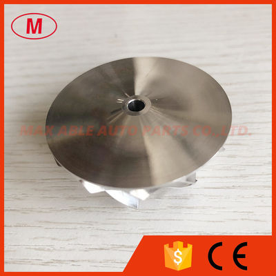 TD025 9T-SB 33.83/44.01mm 6+6 blades turbo milling/aluminum 2618/billet compressor wheel for 49173-02401